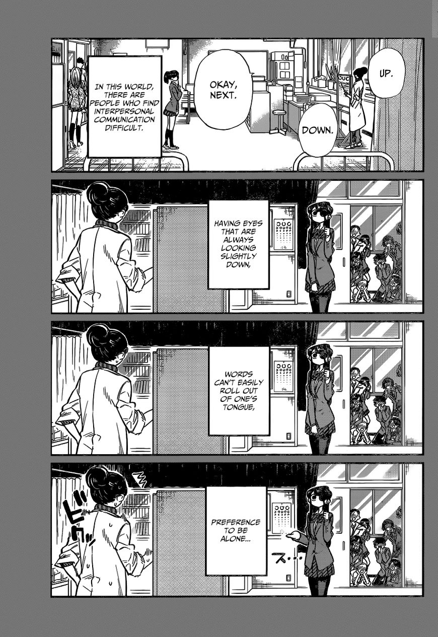 Komi-san wa Komyushou Desu Chapter 20 page 2 - Chapter 20 : Physical Examination