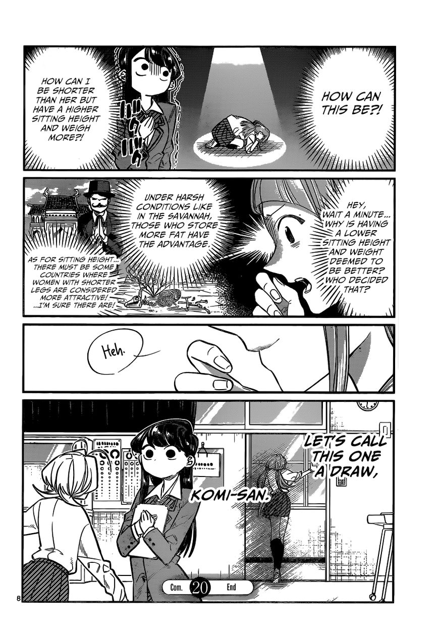 Komi-san wa Komyushou Desu Chapter 20 page 9 - Chapter 20 : Physical Examination