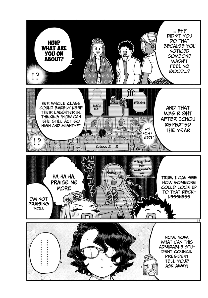 Komi-san wa Komyushou Desu Chapter 200 page 15 - Chapter 200: The Student Council