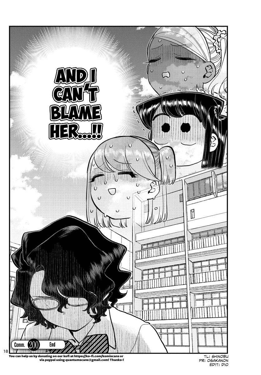 Komi-san wa Komyushou Desu Chapter 200 page 18 - Chapter 200: The Student Council
