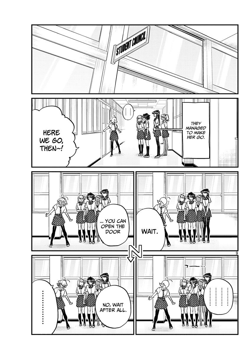 Komi-san wa Komyushou Desu Chapter 200 page 9 - Chapter 200: The Student Council