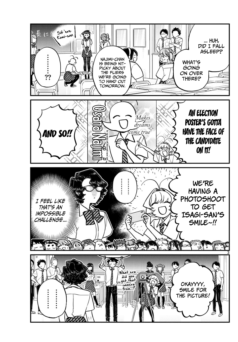 Komi-san wa Komyushou Desu Chapter 201 page 4 - Chapter 201: Smile