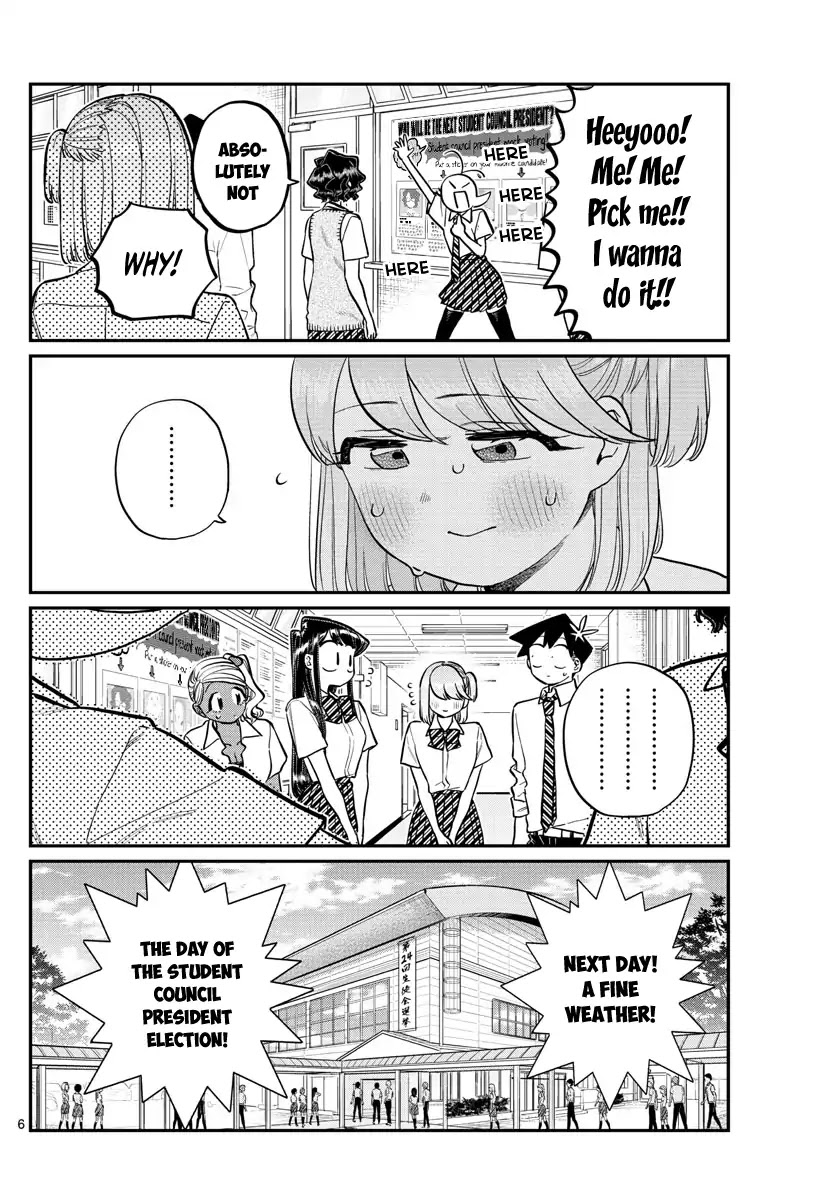 Komi-san wa Komyushou Desu Chapter 202 page 7 - Chapter 202: Cheer Leader