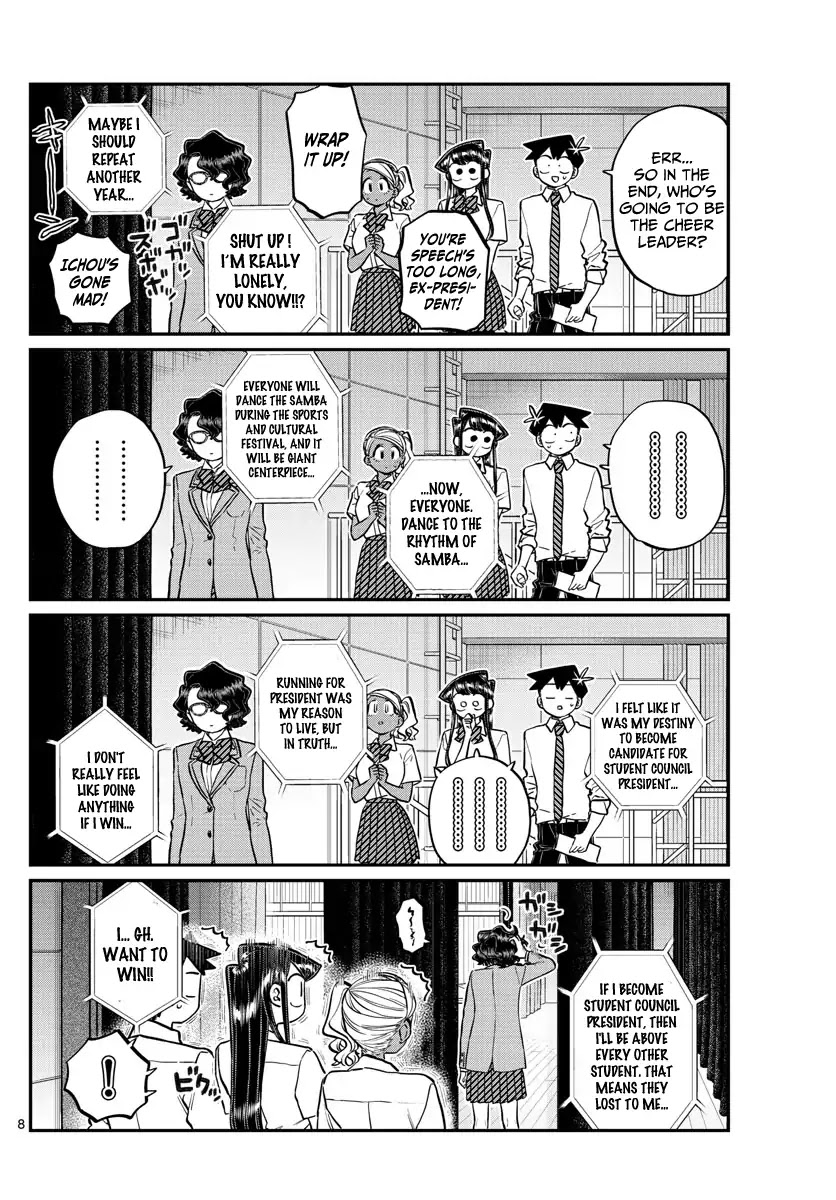 Komi-san wa Komyushou Desu Chapter 202 page 9 - Chapter 202: Cheer Leader