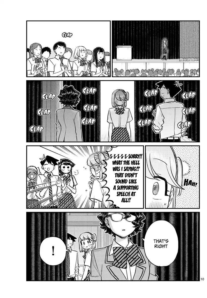Komi-san wa Komyushou Desu Chapter 203 page 10 - Chapter 203: Election Manager 2