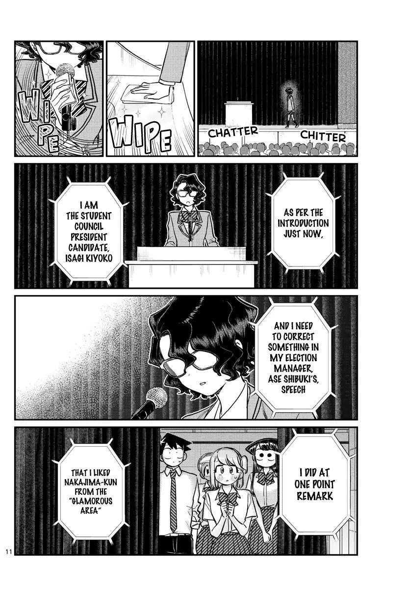 Komi-san wa Komyushou Desu Chapter 203 page 11 - Chapter 203: Election Manager 2