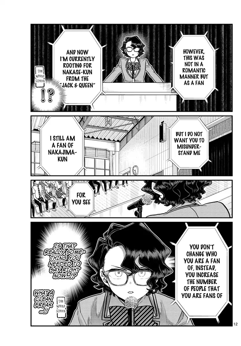 Komi-san wa Komyushou Desu Chapter 203 page 12 - Chapter 203: Election Manager 2