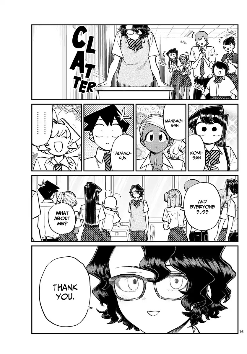 Komi-san wa Komyushou Desu Chapter 203 page 16 - Chapter 203: Election Manager 2
