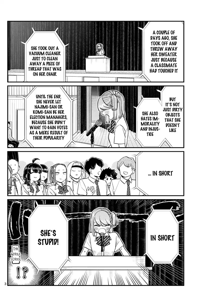 Komi-san wa Komyushou Desu Chapter 203 page 3 - Chapter 203: Election Manager 2