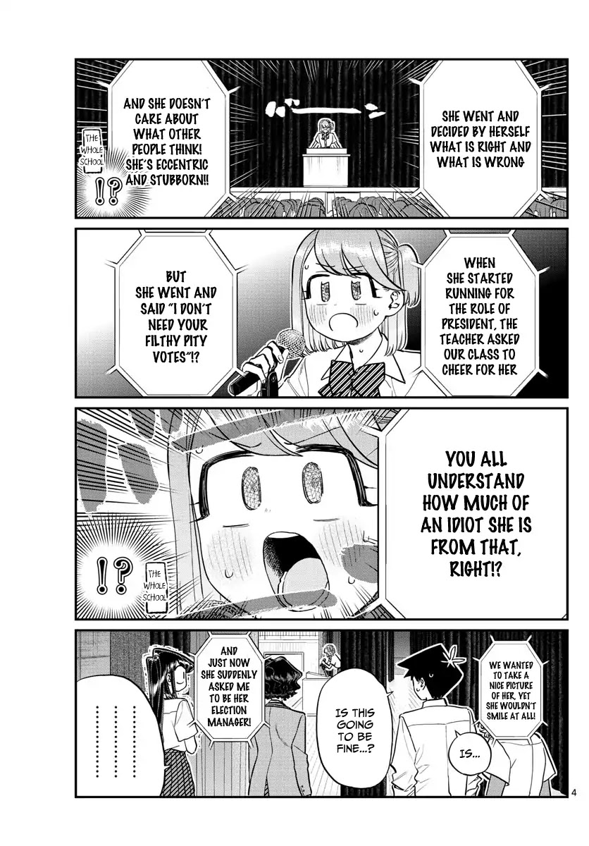 Komi-san wa Komyushou Desu Chapter 203 page 4 - Chapter 203: Election Manager 2