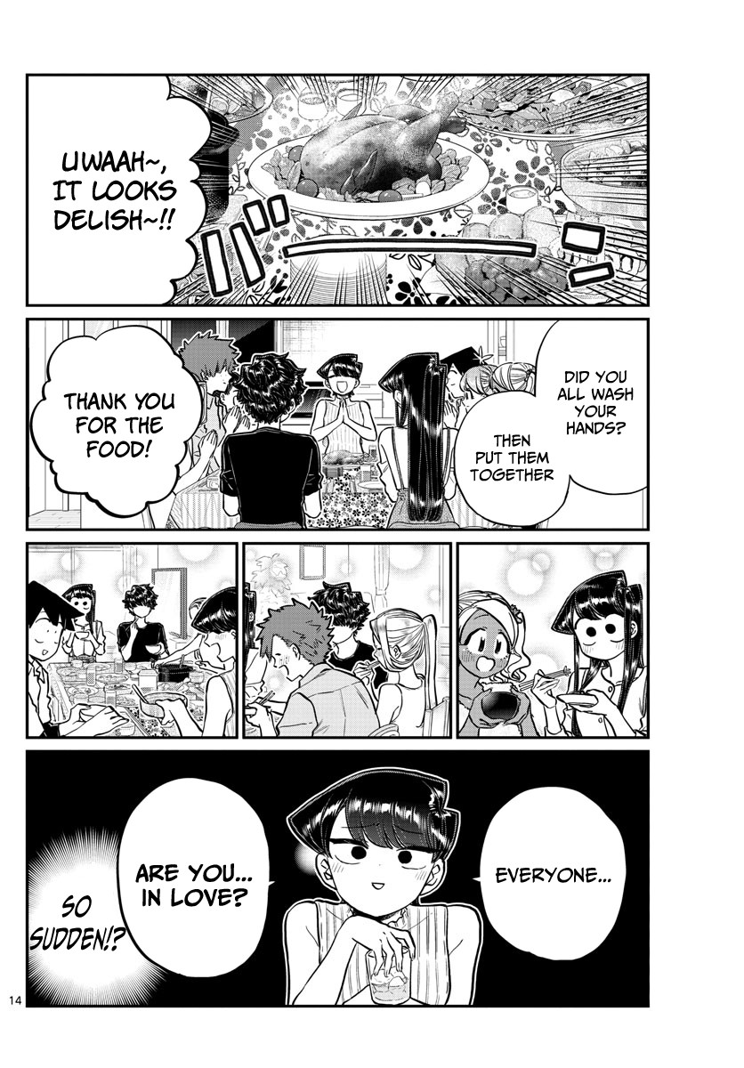 Komi-san wa Komyushou Desu Chapter 207 page 14 - Chapter 207: Banquet