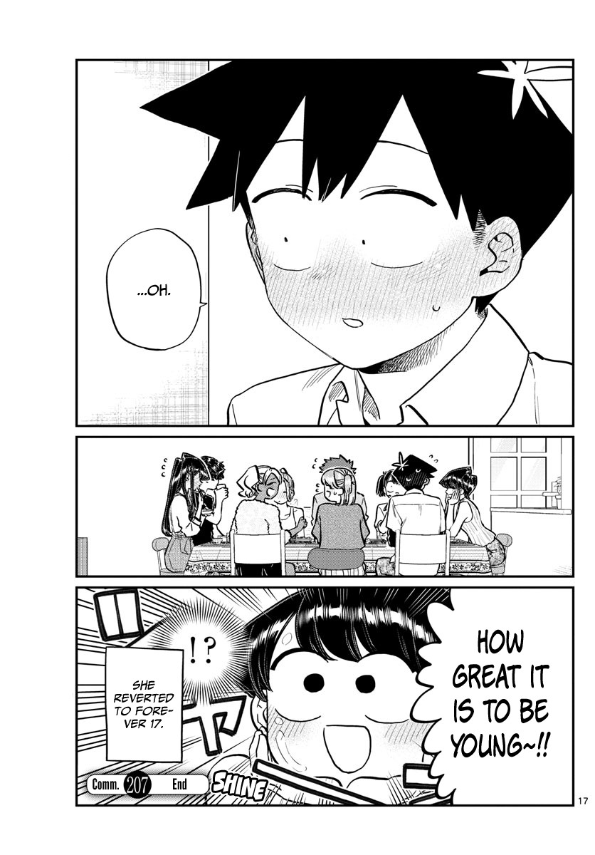 Komi-san wa Komyushou Desu Chapter 207 page 17 - Chapter 207: Banquet
