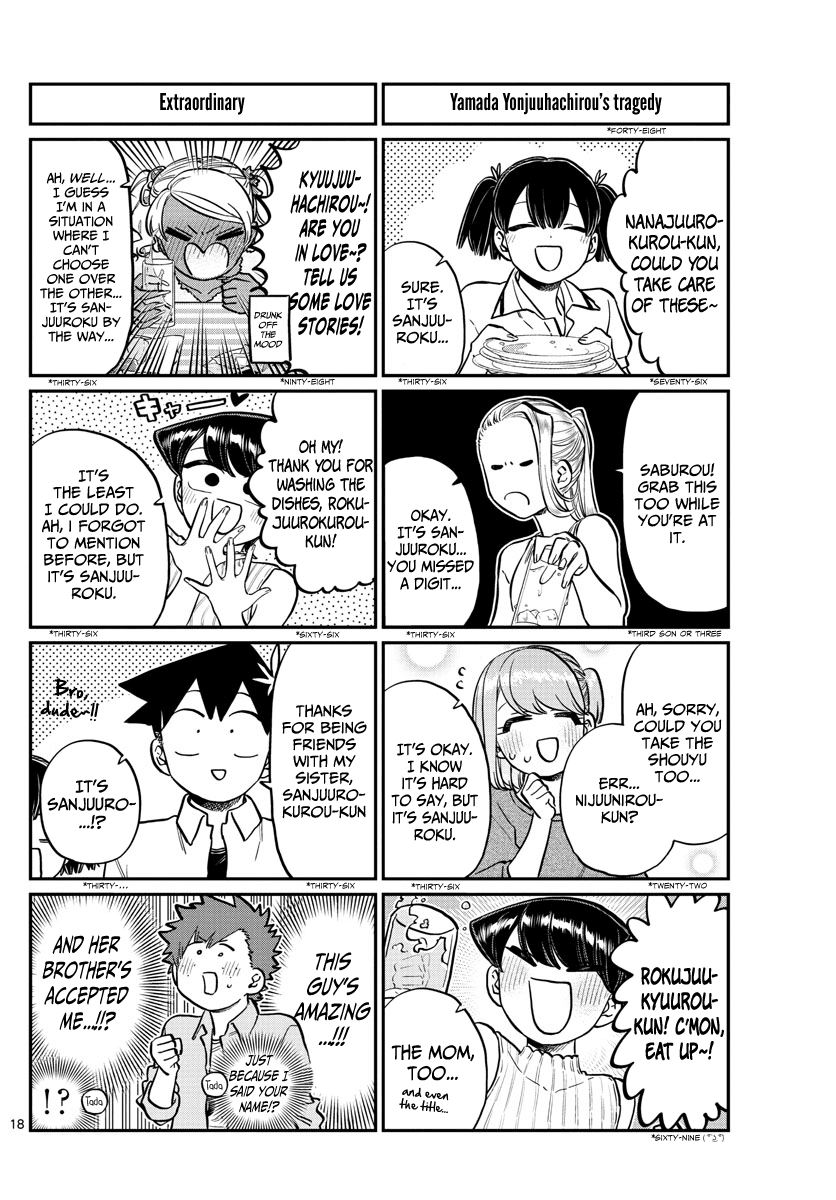 Komi-san wa Komyushou Desu Chapter 207 page 18 - Chapter 207: Banquet