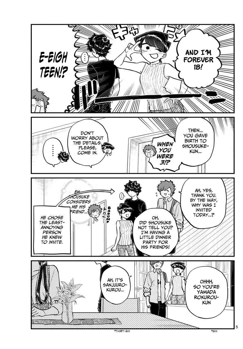 Komi-san wa Komyushou Desu Chapter 207 page 5 - Chapter 207: Banquet