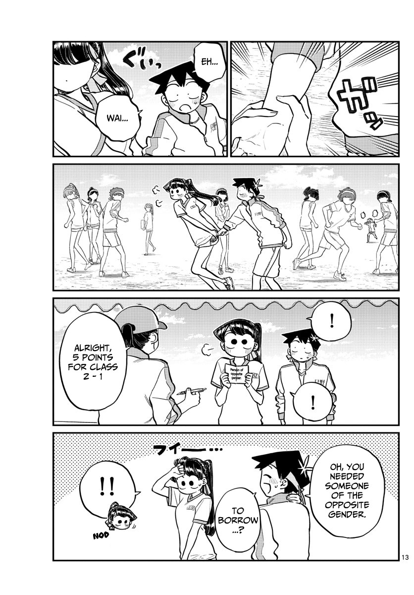 Komi-san wa Komyushou Desu Chapter 209 page 9 - Chapter 209: Second year sports festival 2
