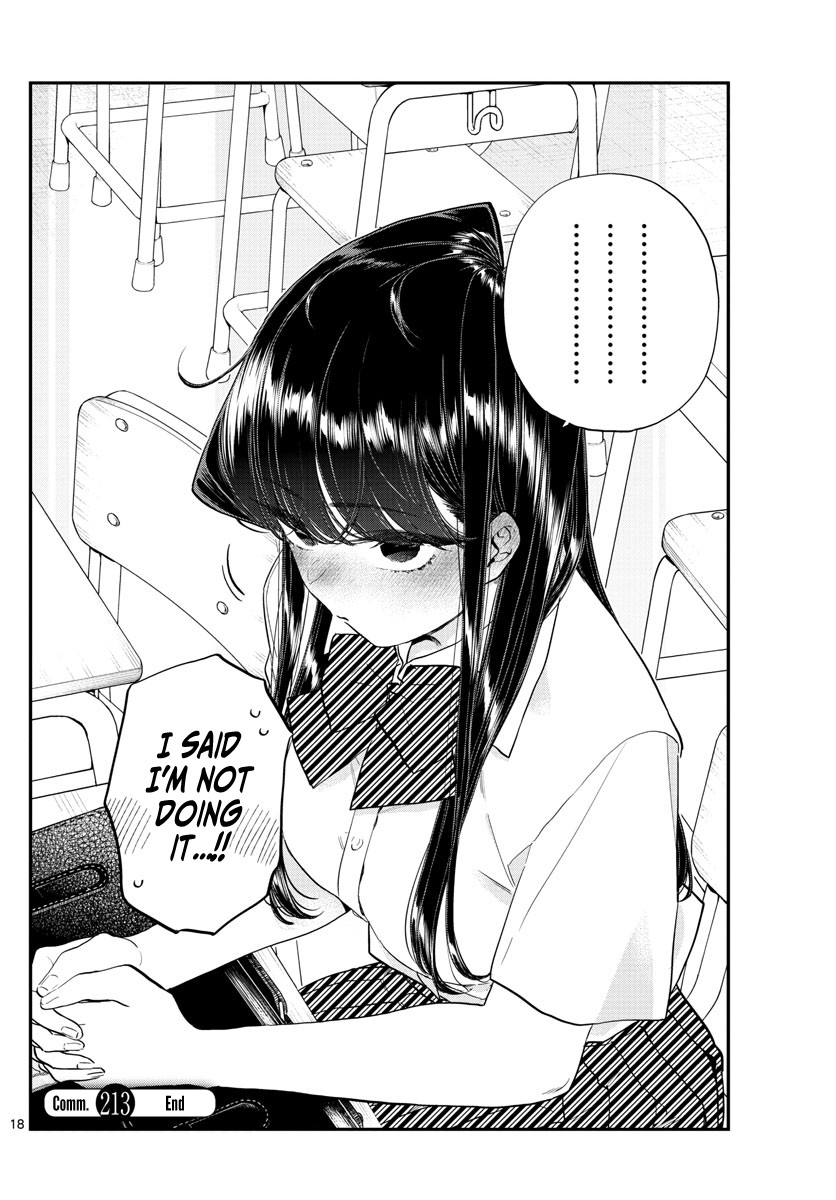 Komi-san wa Komyushou Desu Chapter 213 page 6 - Chapter 213: Pat pat