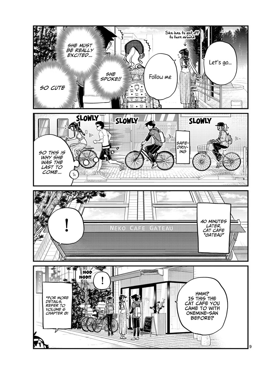 Komi-san wa Komyushou Desu Chapter 214 page 10 - Chapter 214: A Bike Outing