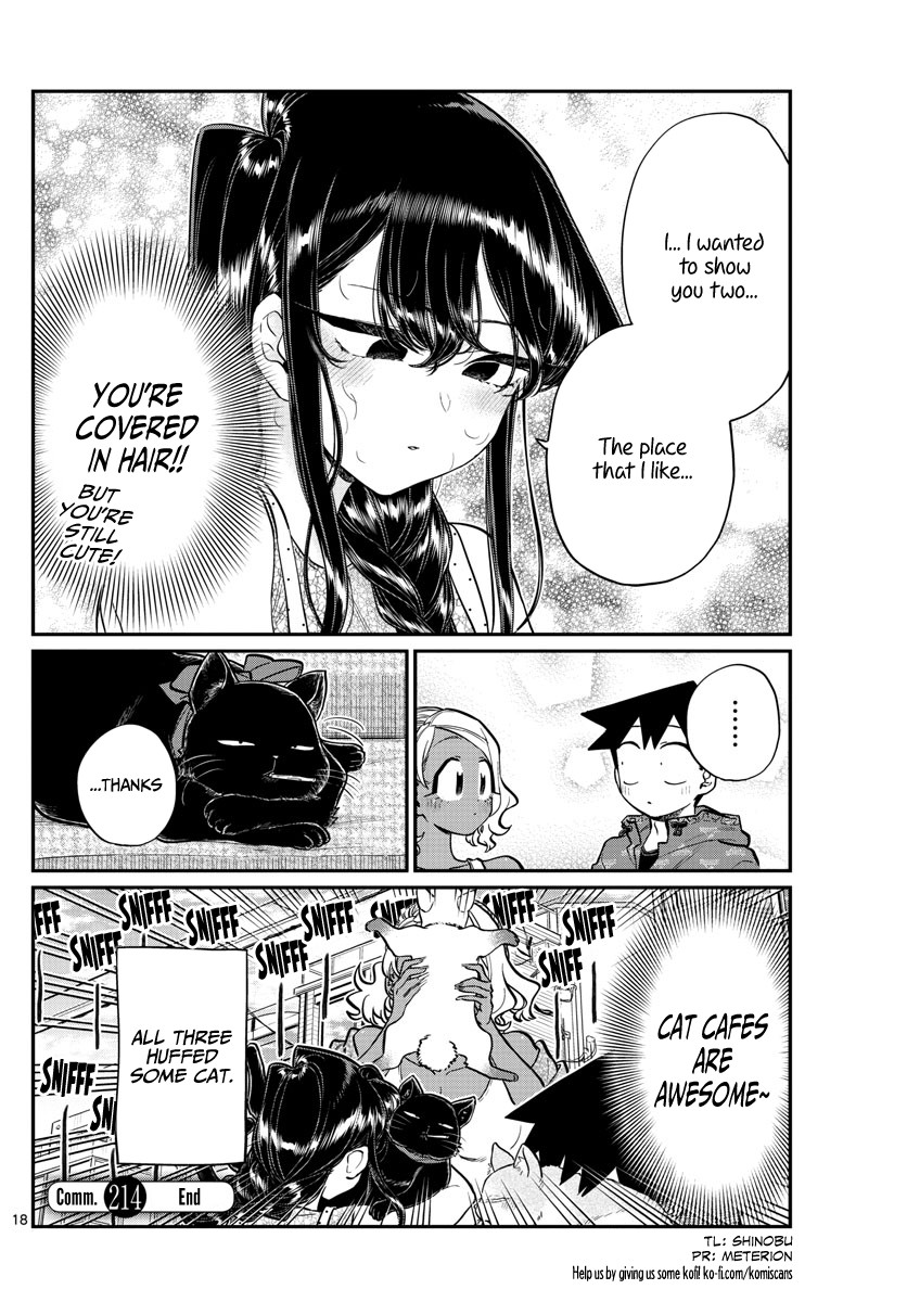 Komi-san wa Komyushou Desu Chapter 214 page 19 - Chapter 214: A Bike Outing