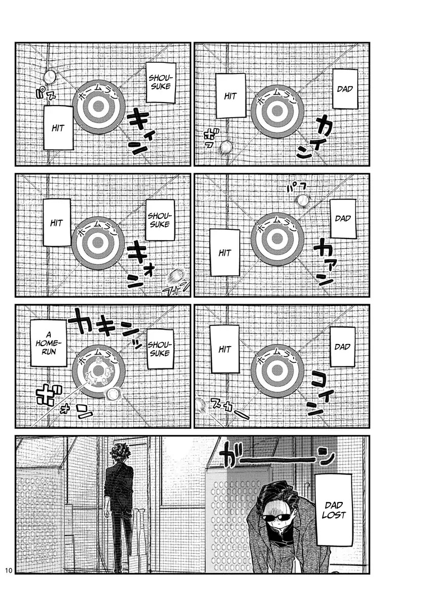 Komi-san wa Komyushou Desu Chapter 215 page 10 - Chapter 215: A day of a father and son
