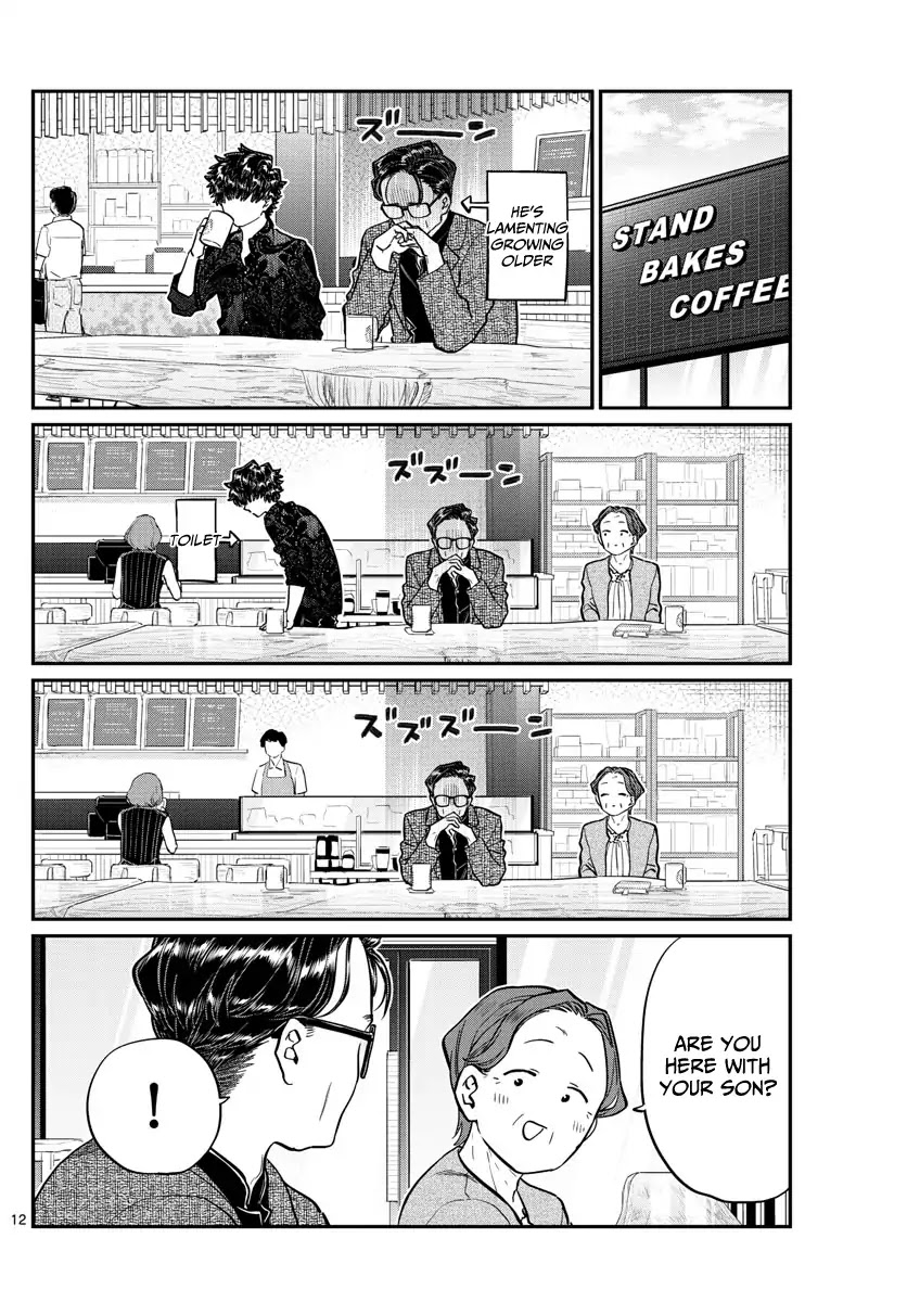 Komi-san wa Komyushou Desu Chapter 215 page 12 - Chapter 215: A day of a father and son