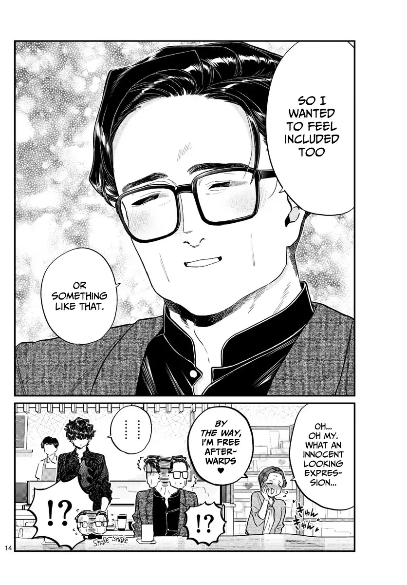 Komi-san wa Komyushou Desu Chapter 215 page 14 - Chapter 215: A day of a father and son