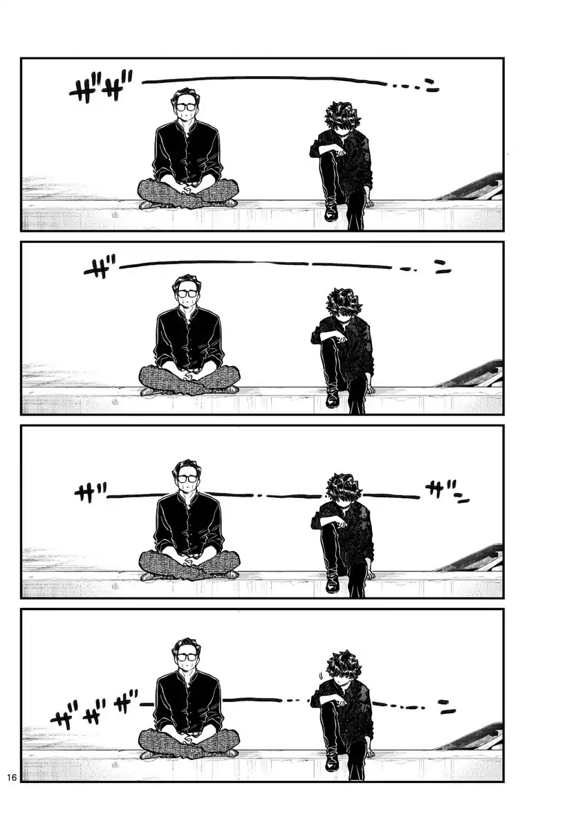 Komi-san wa Komyushou Desu Chapter 215 page 16 - Chapter 215: A day of a father and son