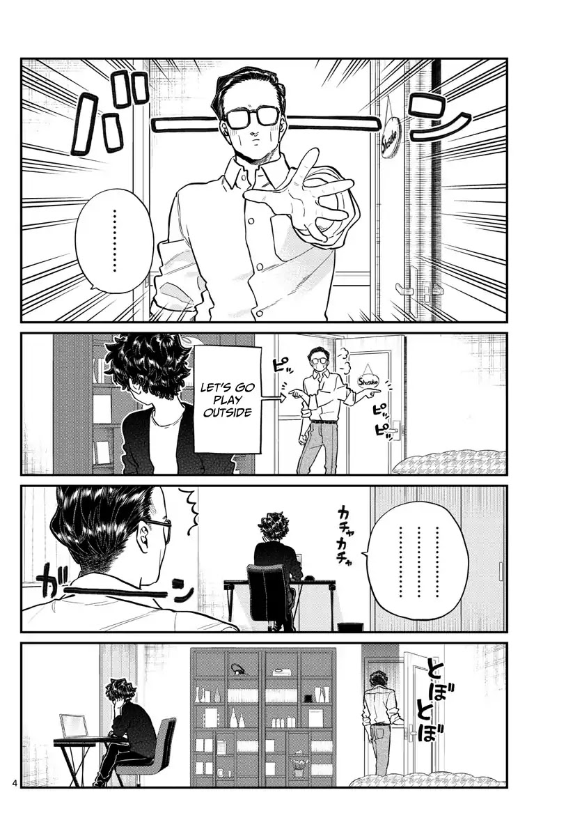 Komi-san wa Komyushou Desu Chapter 215 page 4 - Chapter 215: A day of a father and son