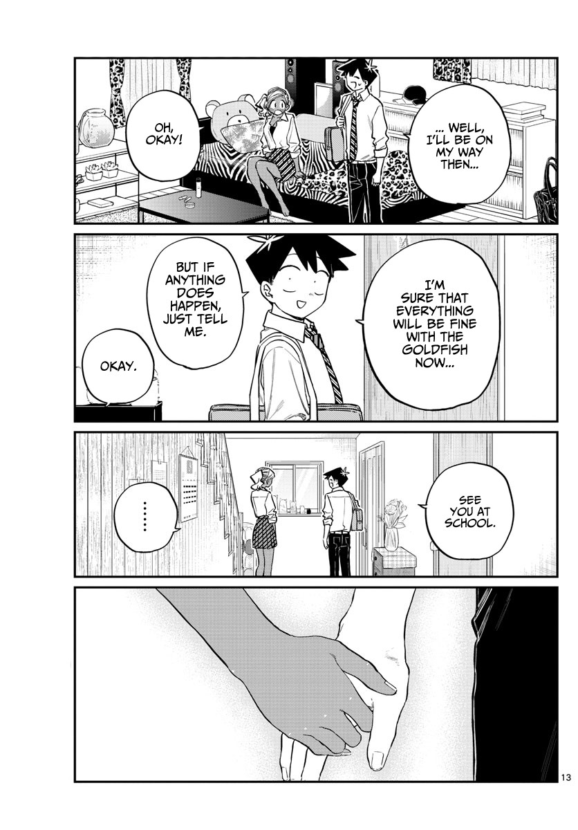 Komi-san wa Komyushou Desu Chapter 217 page 13 - Chapter 217: Goldfish