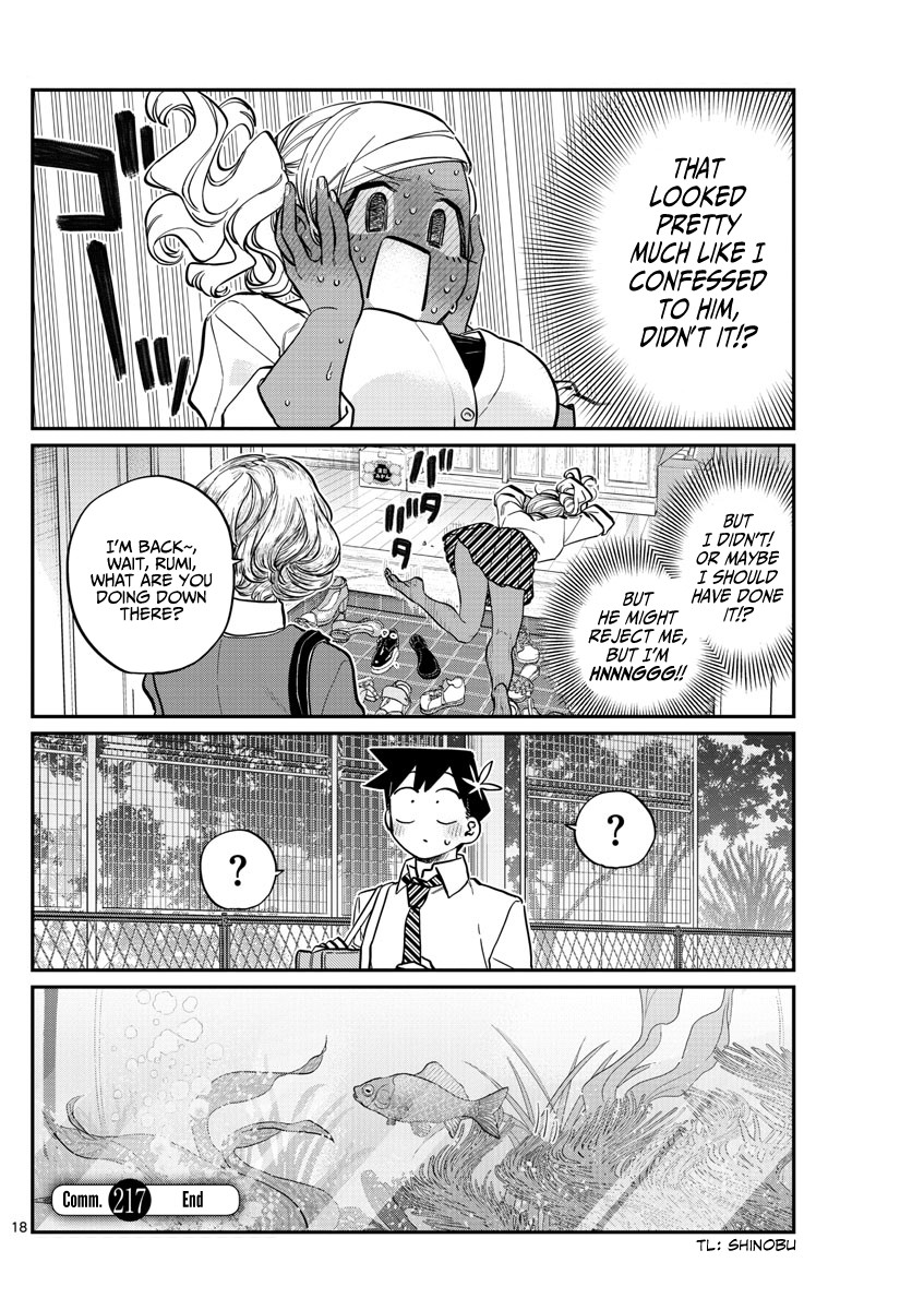 Komi-san wa Komyushou Desu Chapter 217 page 18 - Chapter 217: Goldfish