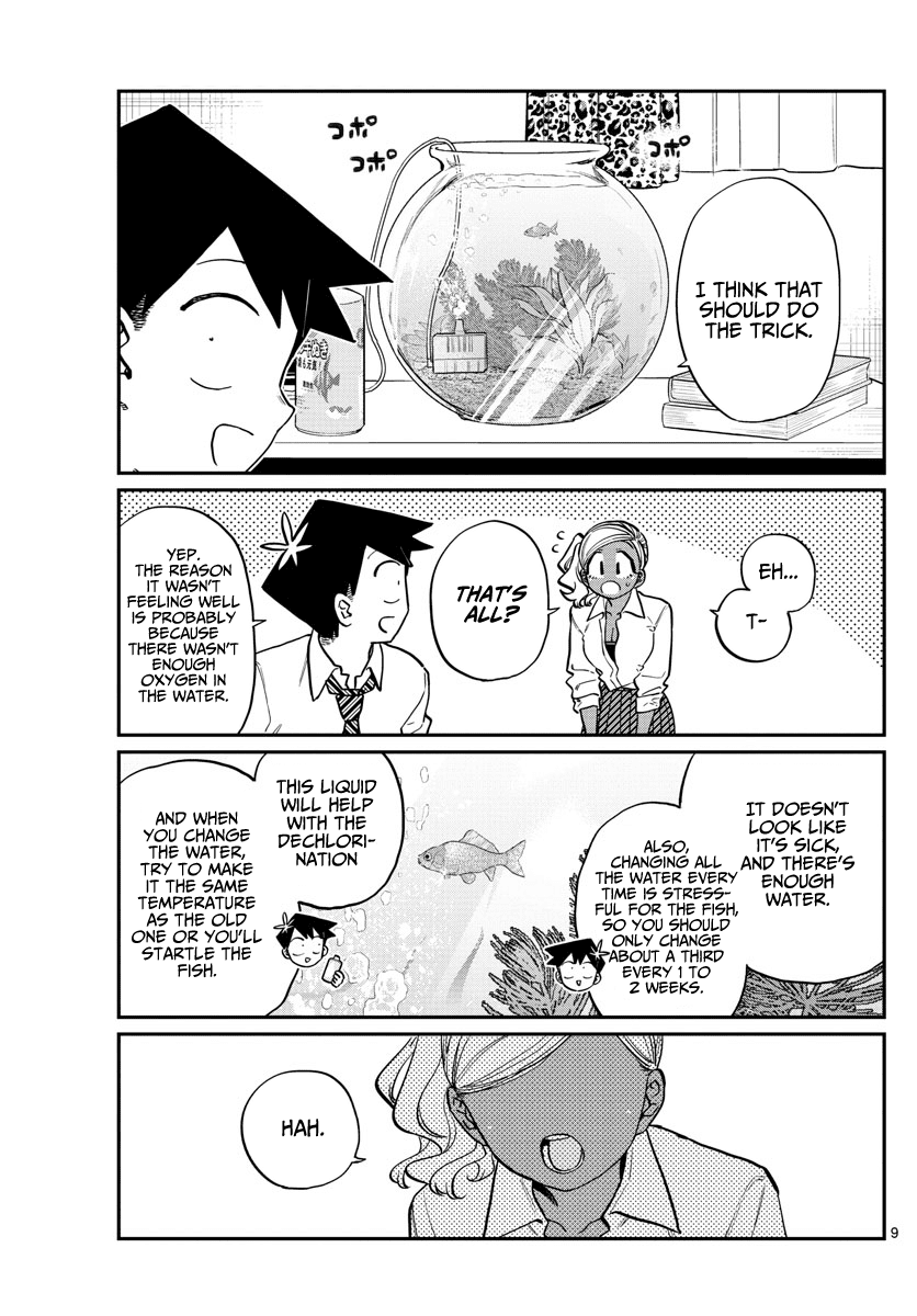 Komi-san wa Komyushou Desu Chapter 217 page 9 - Chapter 217: Goldfish