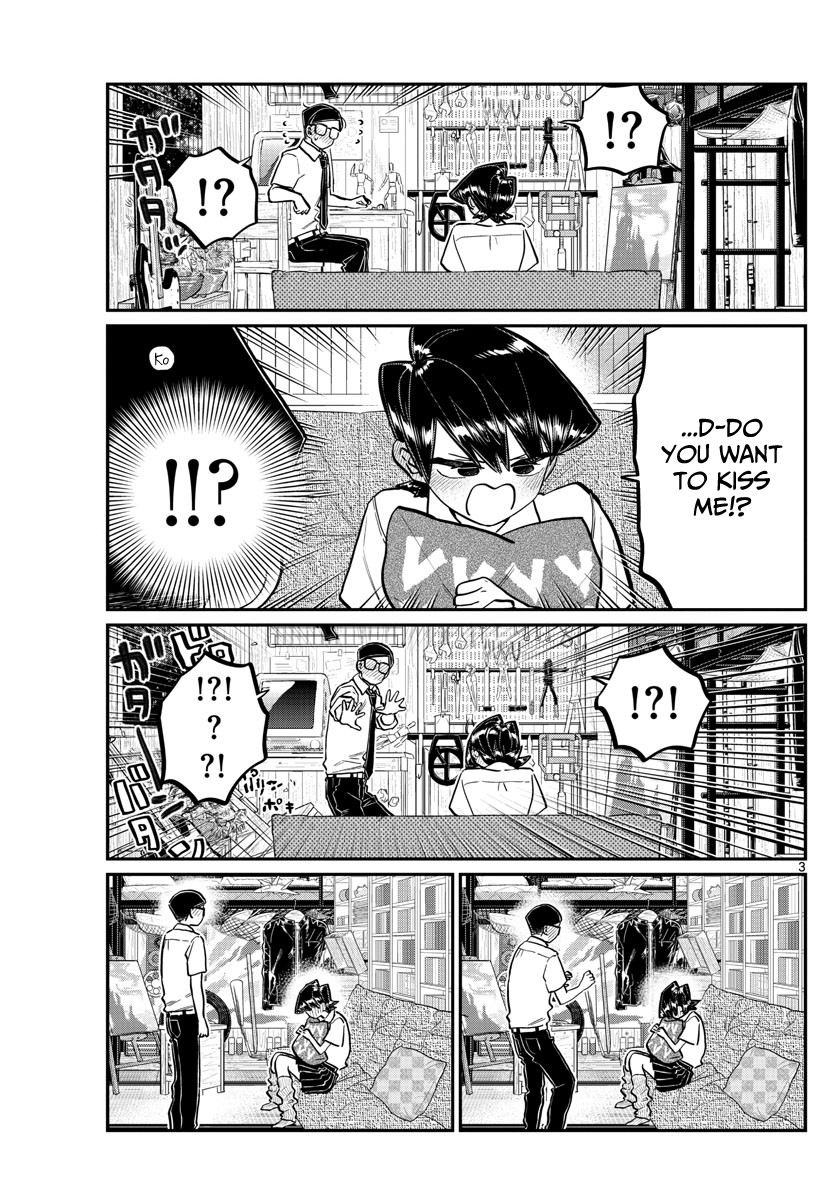 Komi-san wa Komyushou Desu Chapter 218 page 3 - Chapter 218: Mom and Dad's kiss