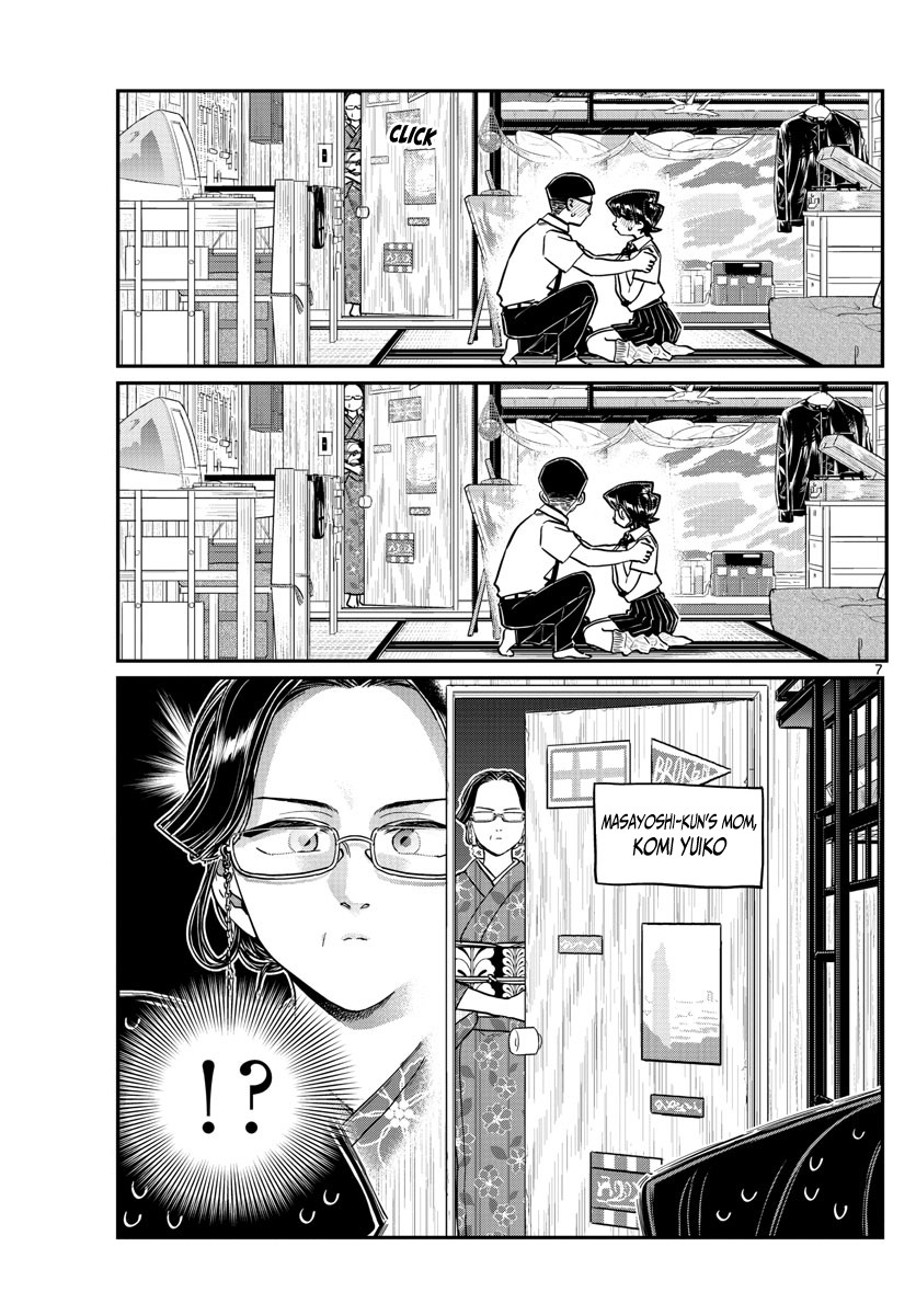 Komi-san wa Komyushou Desu Chapter 218 page 7 - Chapter 218: Mom and Dad's kiss