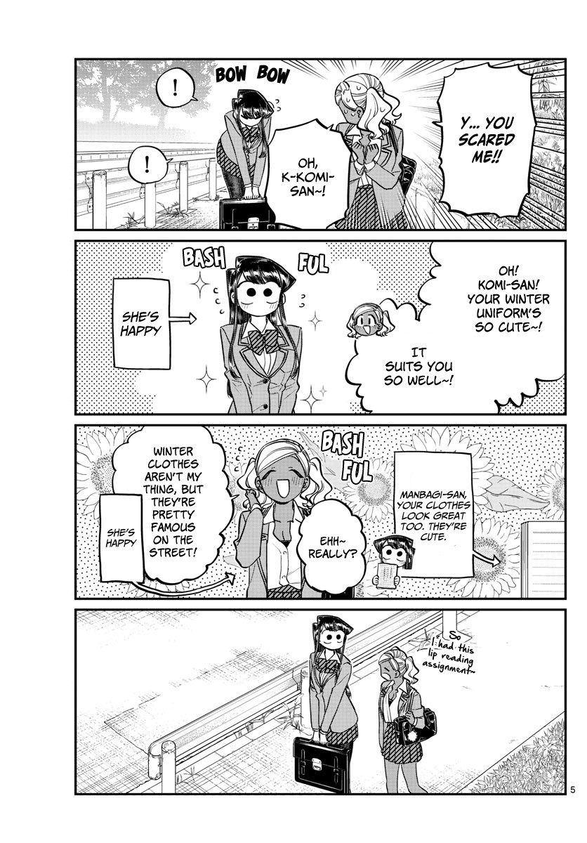 Komi-san wa Komyushou Desu Chapter 219 page 5 - Chapter 219: Winter clothes
