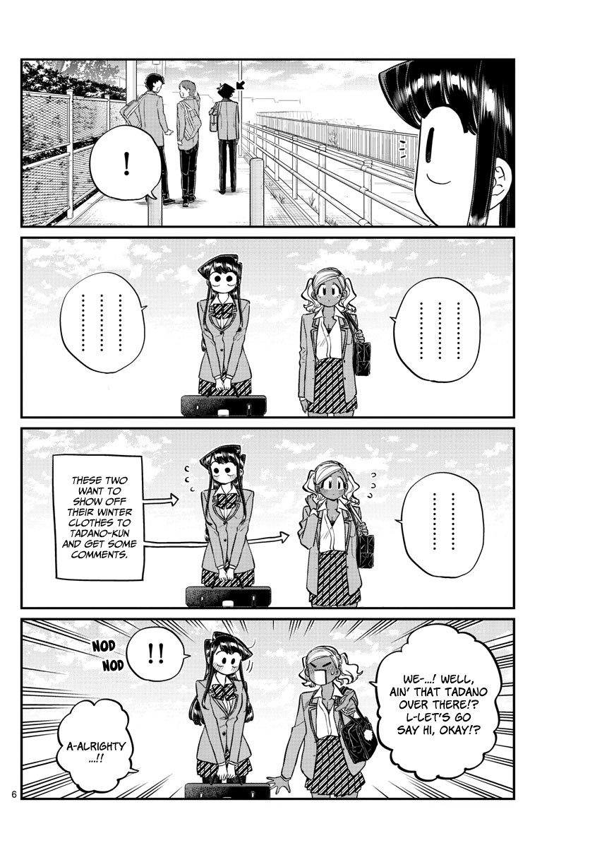 Komi-san wa Komyushou Desu Chapter 219 page 6 - Chapter 219: Winter clothes