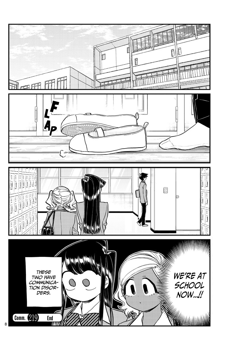 Komi-san wa Komyushou Desu Chapter 219 page 8 - Chapter 219: Winter clothes