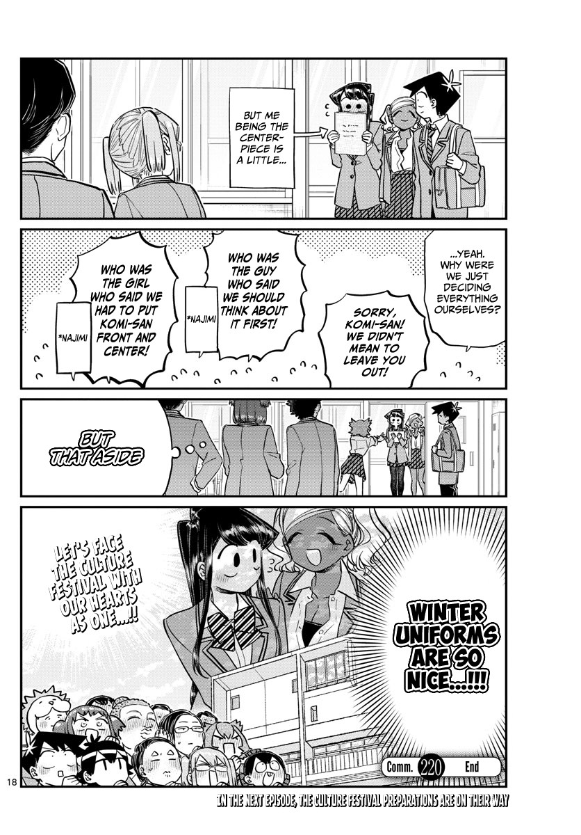 Komi-san wa Komyushou Desu Chapter 220 page 10 - Chapter 220: Winter clothes 2