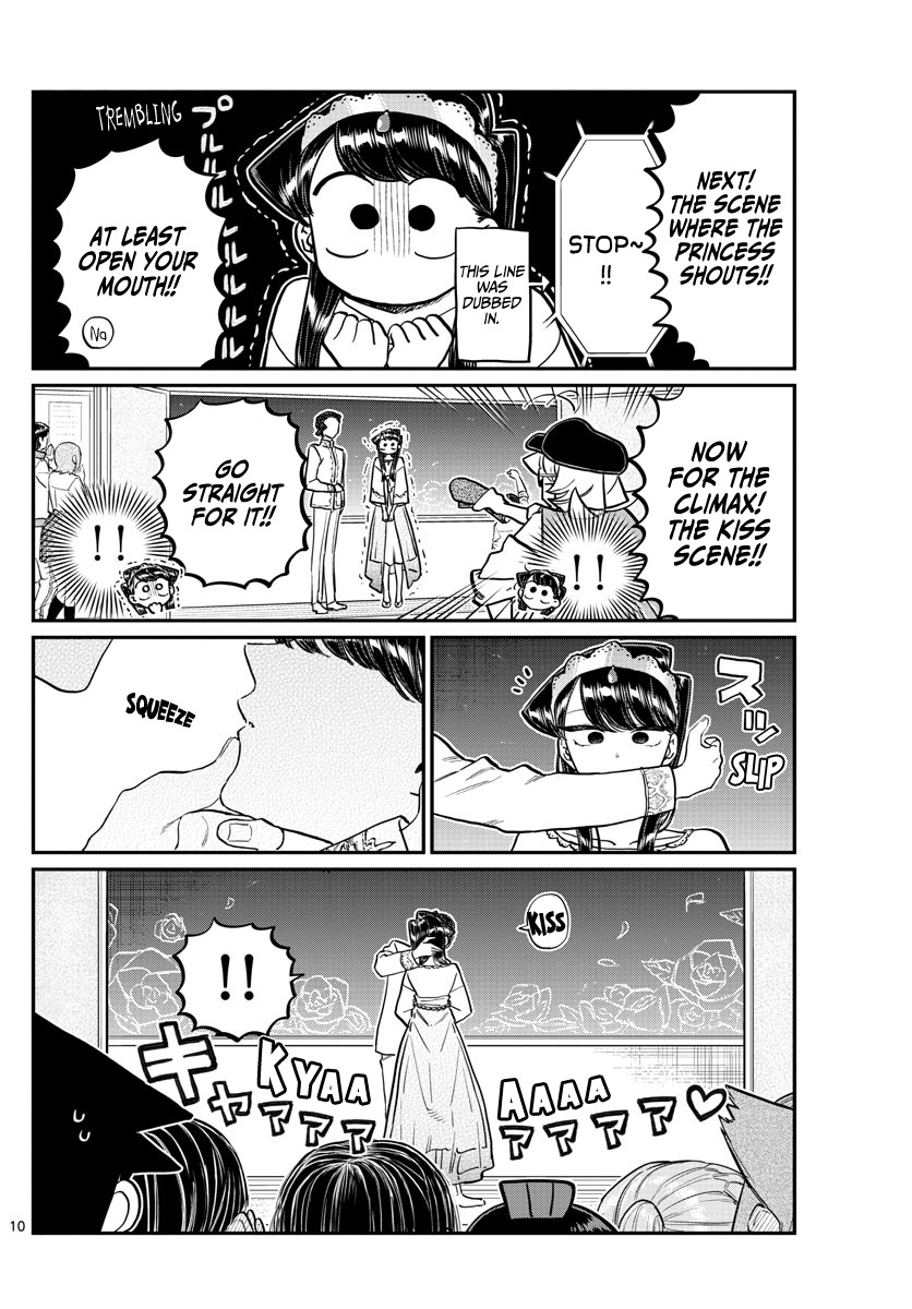 Komi-san wa Komyushou Desu Chapter 221 page 10 - Chapter 221: Practice for the Culture Festival.