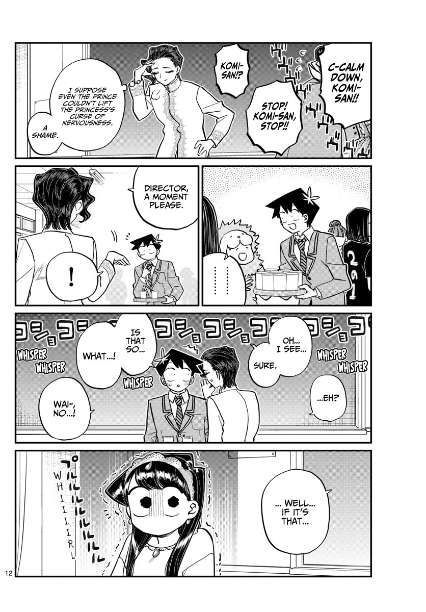 Komi-san wa Komyushou Desu Chapter 221 page 12 - Chapter 221: Practice for the Culture Festival.