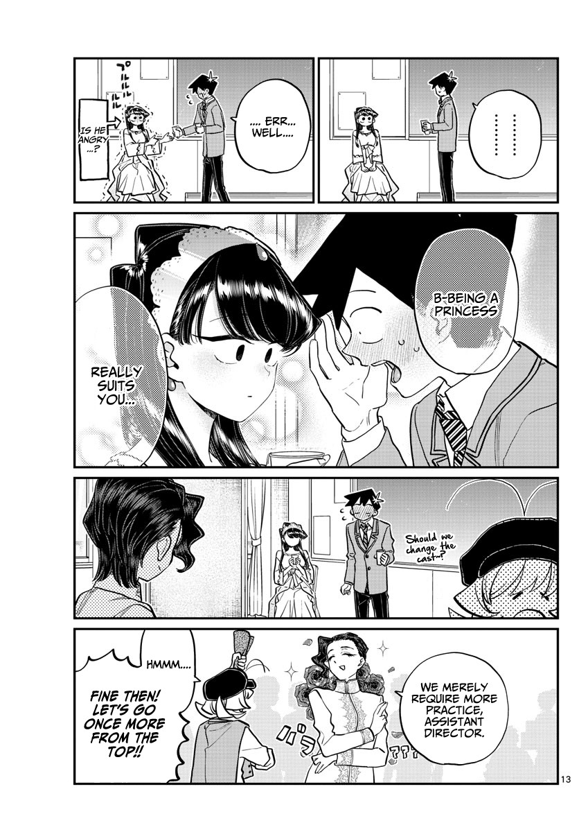 Komi-san wa Komyushou Desu Chapter 221 page 13 - Chapter 221: Practice for the Culture Festival.