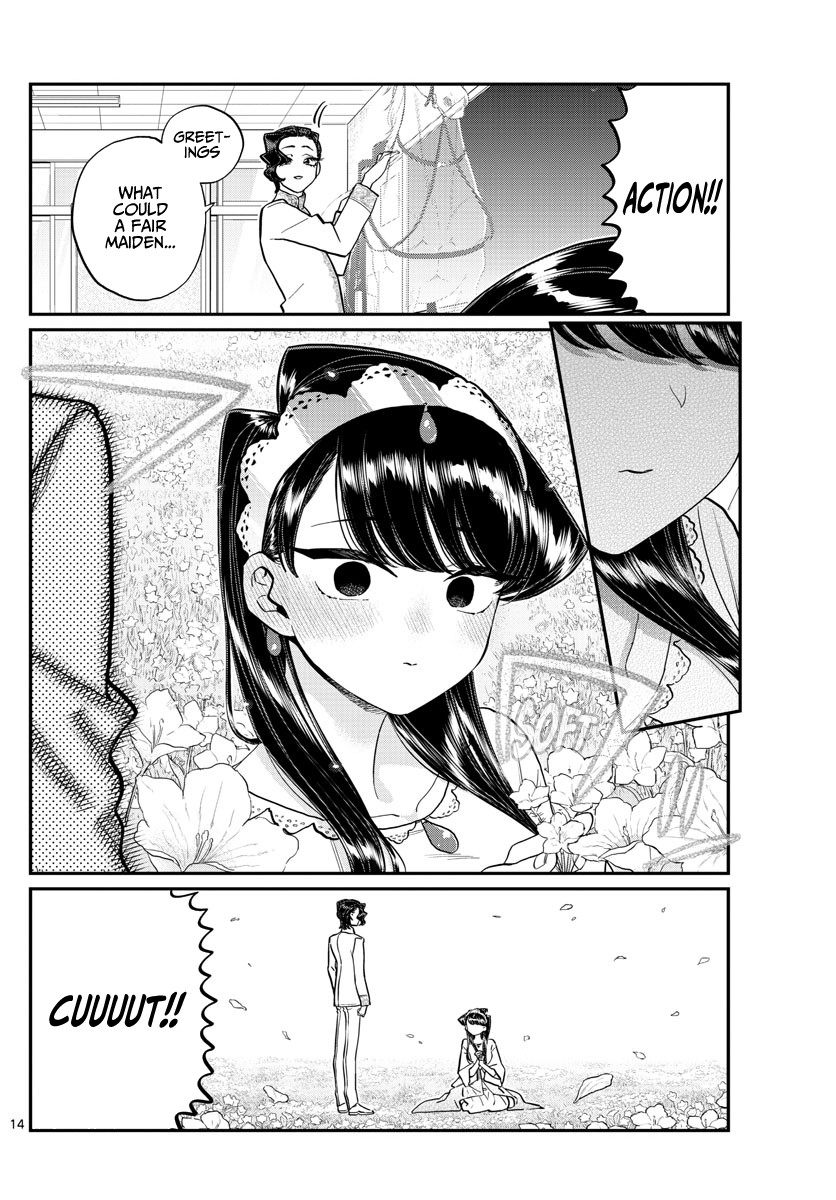 Komi-san wa Komyushou Desu Chapter 221 page 14 - Chapter 221: Practice for the Culture Festival.