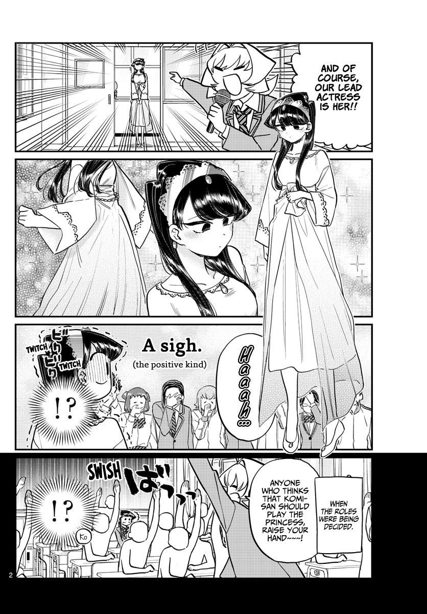 Komi-san wa Komyushou Desu Chapter 221 page 2 - Chapter 221: Practice for the Culture Festival.