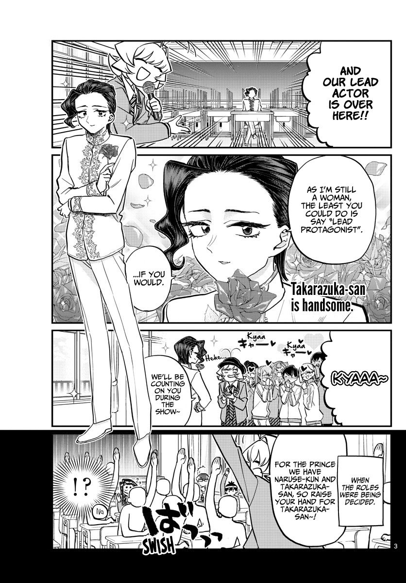 Komi-san wa Komyushou Desu Chapter 221 page 3 - Chapter 221: Practice for the Culture Festival.