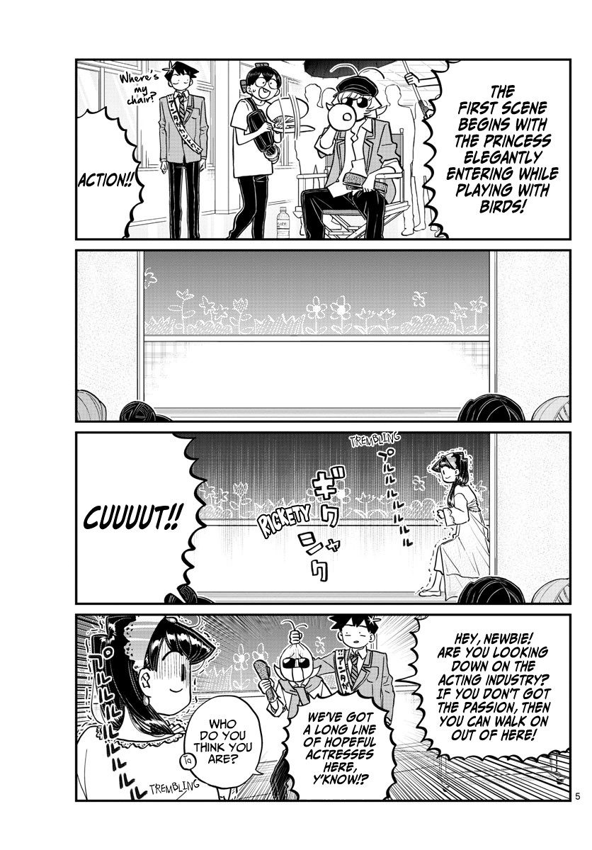 Komi-san wa Komyushou Desu Chapter 221 page 5 - Chapter 221: Practice for the Culture Festival.
