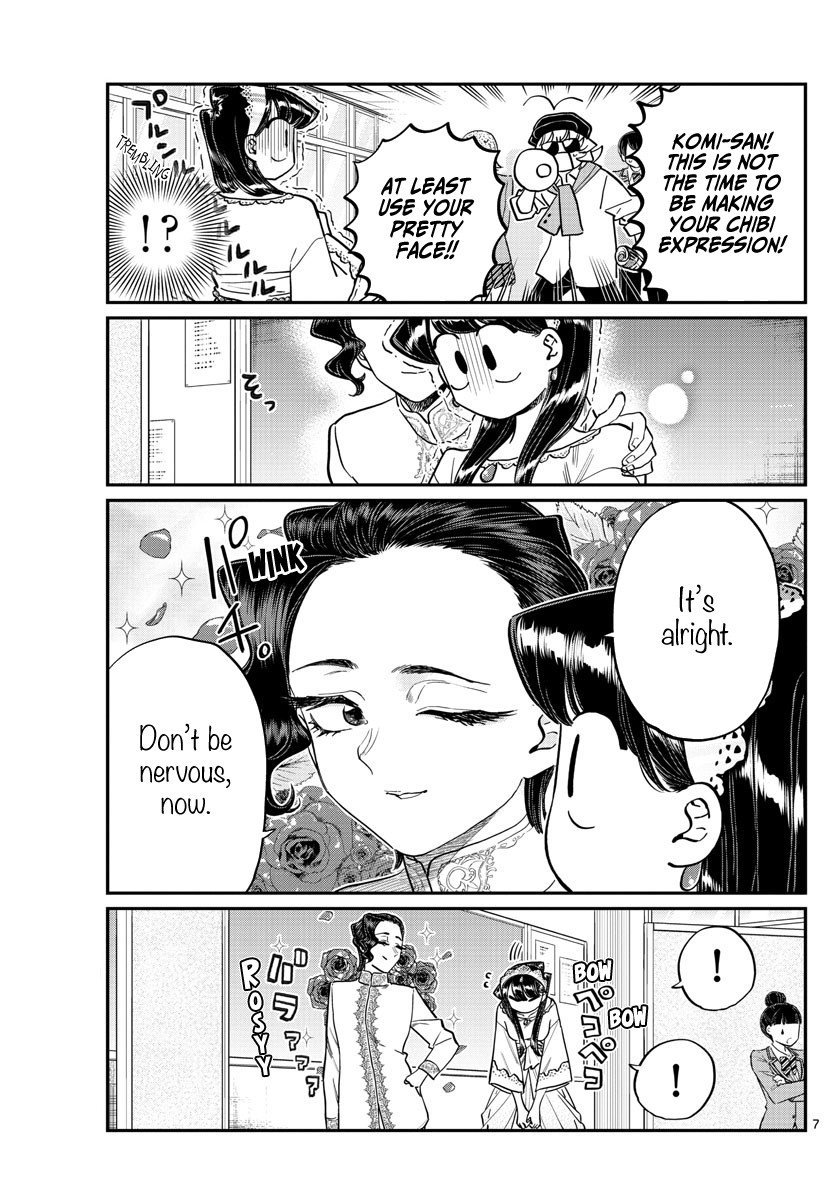 Komi-san wa Komyushou Desu Chapter 221 page 7 - Chapter 221: Practice for the Culture Festival.