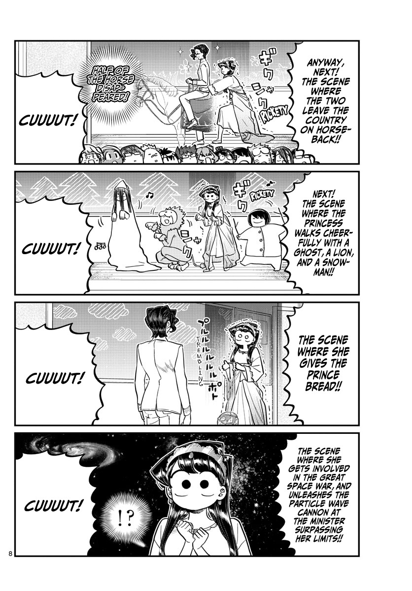 Komi-san wa Komyushou Desu Chapter 221 page 8 - Chapter 221: Practice for the Culture Festival.