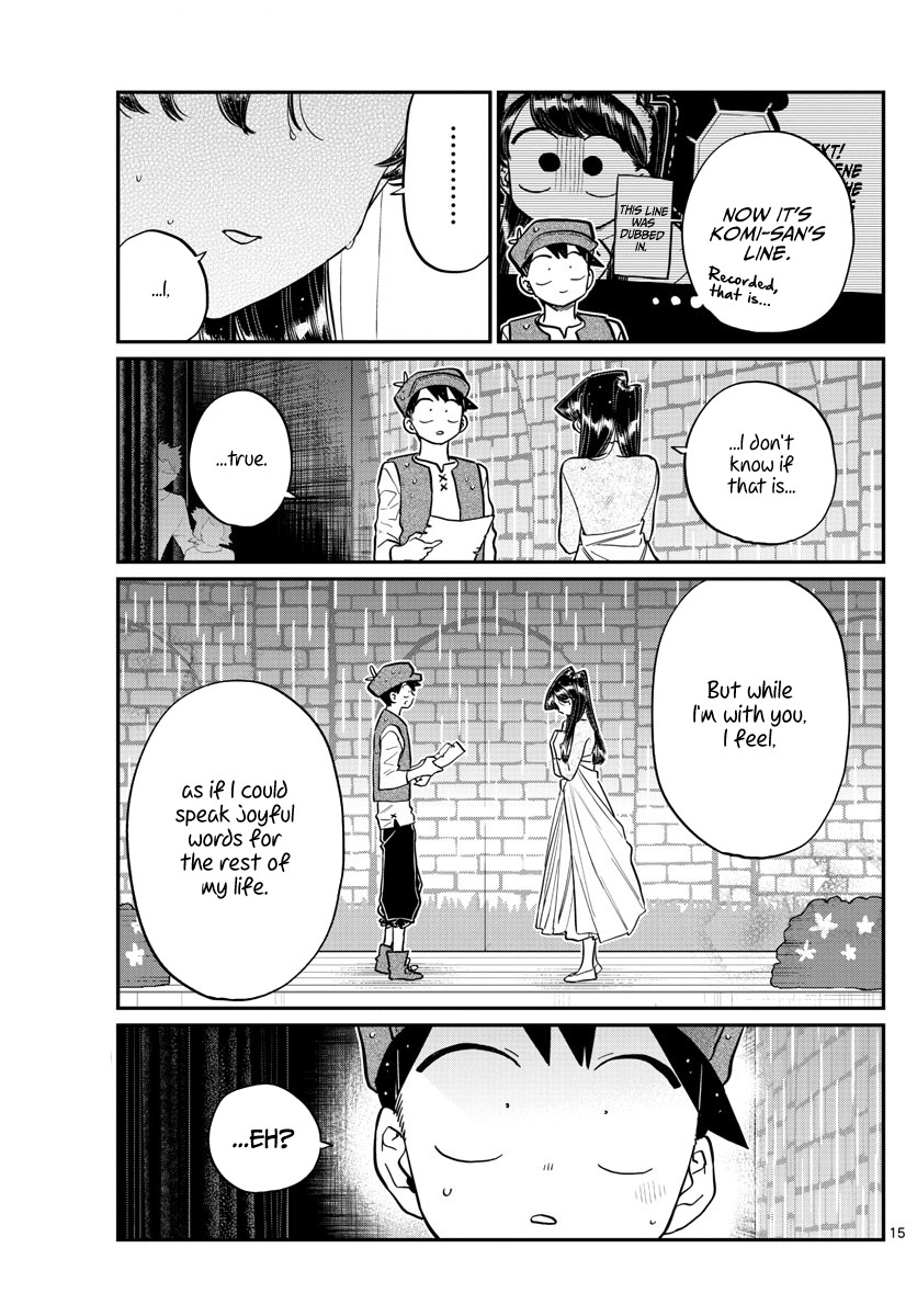 Komi-san wa Komyushou Desu Chapter 223 page 15 - Chapter 223: First day of the Culture festival