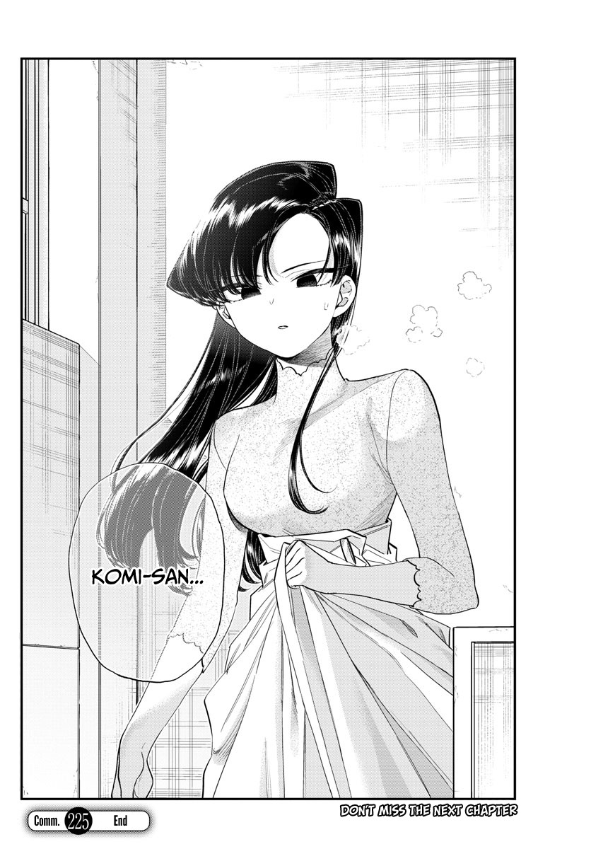 Komi-san wa Komyushou Desu Chapter 225 page 18 - Chapter 225: I'm okay
