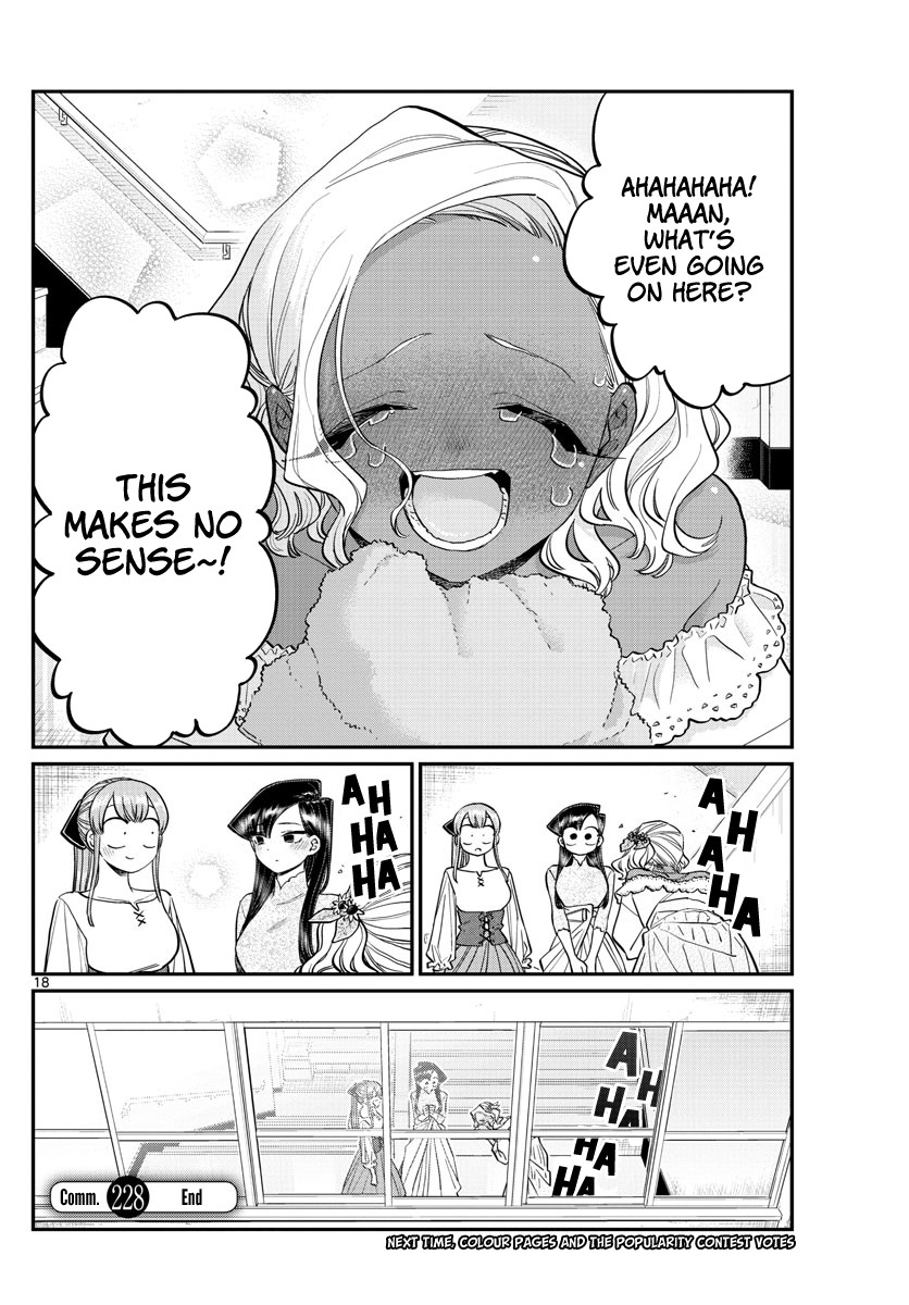 Komi-san wa Komyushou Desu Chapter 228 page 18 - Chapter 228: Can't