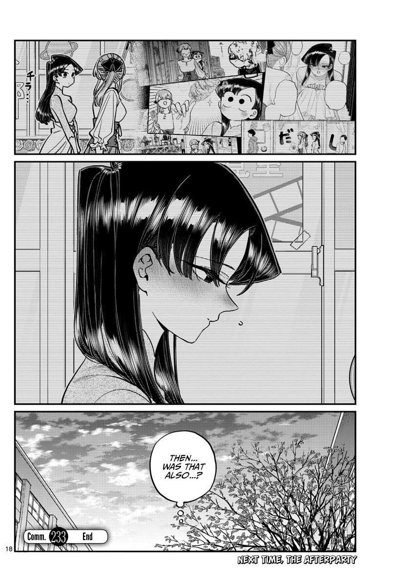 Komi-san wa Komyushou Desu Chapter 233 page 18 - Chapter 233: Festival Date 2