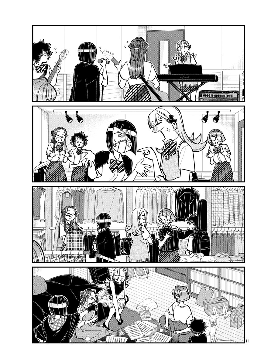 Komi-san wa Komyushou Desu Chapter 235 page 11 - Chapter 235: Band